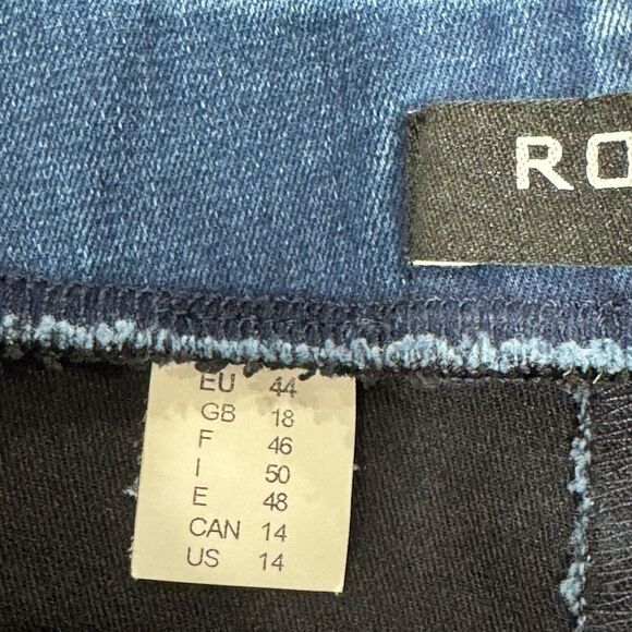ROBELL BELLA JEANS. DEEP COBALT BLUE - Picture 4 of 9
